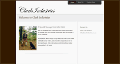 Desktop Screenshot of clarkindustries.on.ca